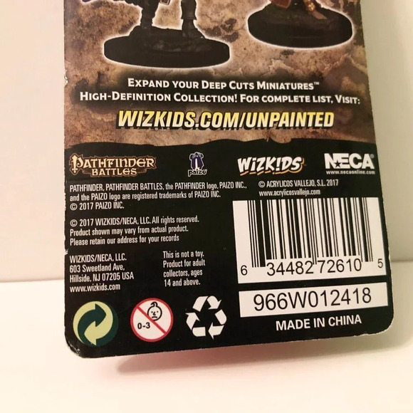 Pathfinder Battles Human Female Bard  HD Unpainted Miniatures Deep Cuts - Picture 8 of 12